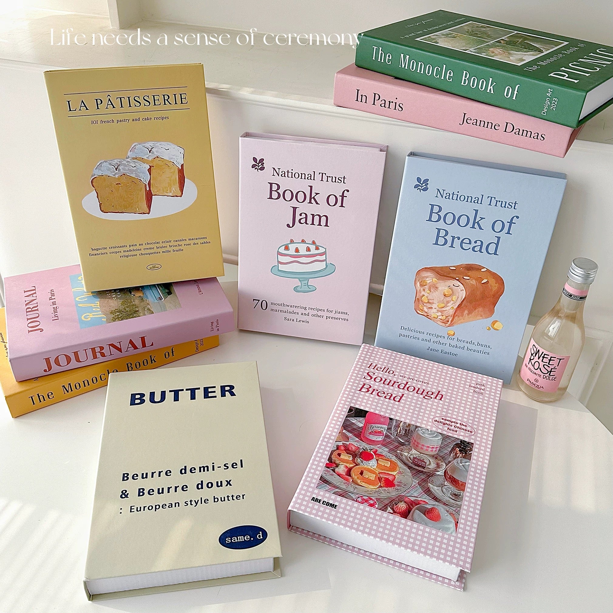 Danish Pastel Decorative Books