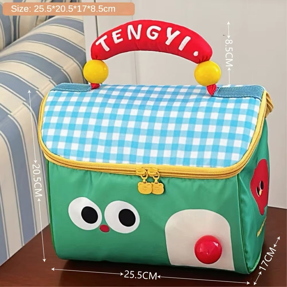 Cute Cottage Makeup Bag Green