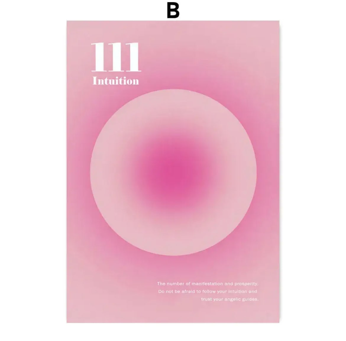 Angel Number Wall Poster B