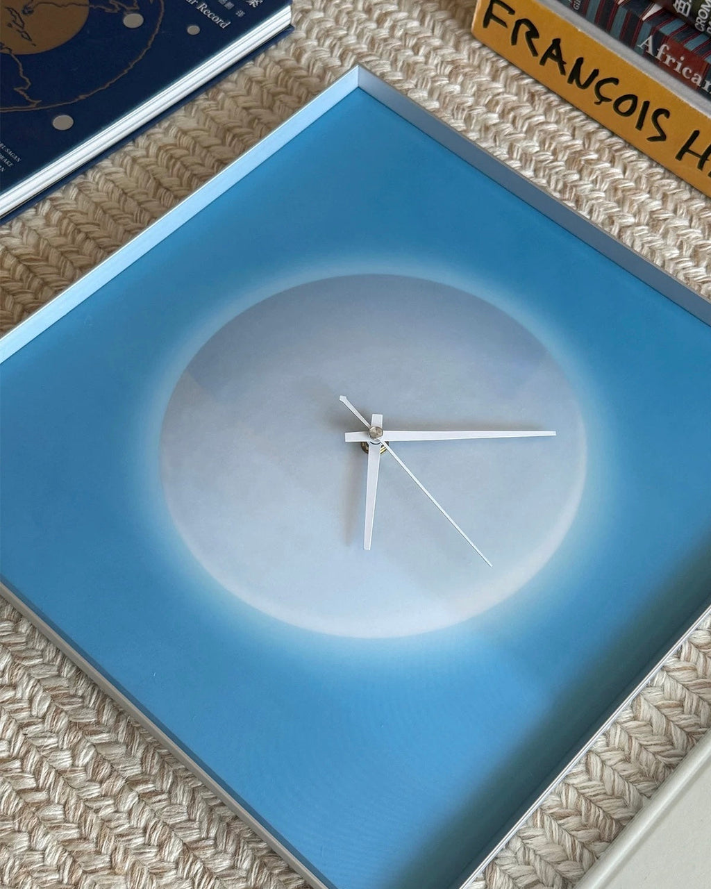 Blue Moon Wall Clock
