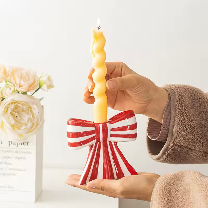 French Bow Candle Holder