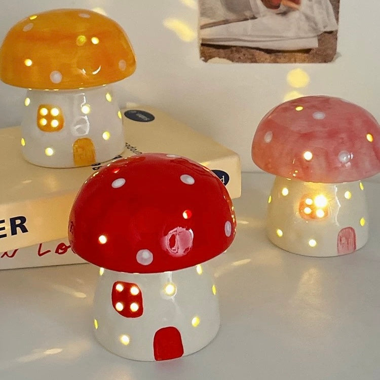 Cottagecore Mushroom Night Light