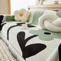 Anti-Scratch Couch Cover - Premium Chenille with Floral Pattern
