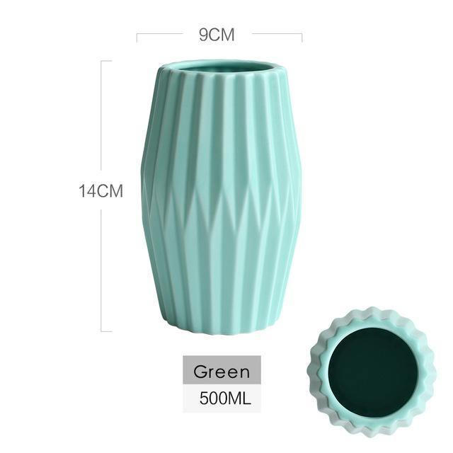 Sakura Grace Ceramic Vases Green 01