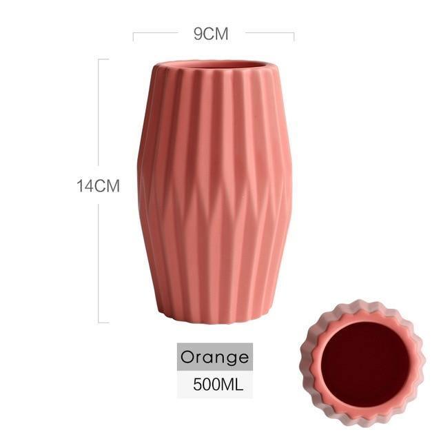 Sakura Grace Ceramic Vases Orange 01