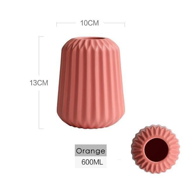 Sakura Grace Ceramic Vases Orange 02