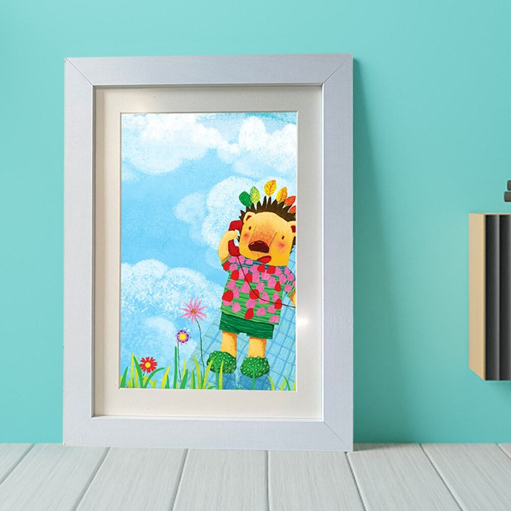 ArtVault™ - A4 Frame Snowy White 13.5 x 9.5 Inches (Fits A4 & More Sizes)