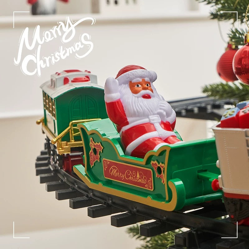 Electric Christmas Tree Train Set