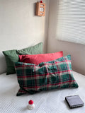 Plaid Christmas Pillowcase