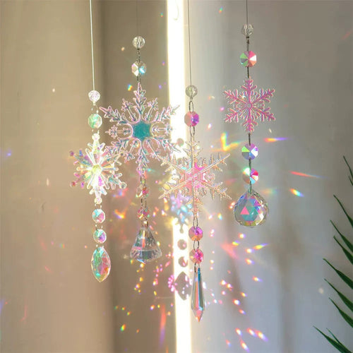 Christmas Snowflake Suncatcher Set (4 pcs)