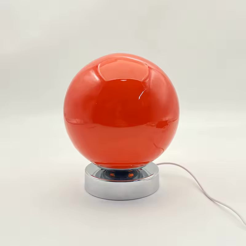 Space Age Glass Globe Lamp