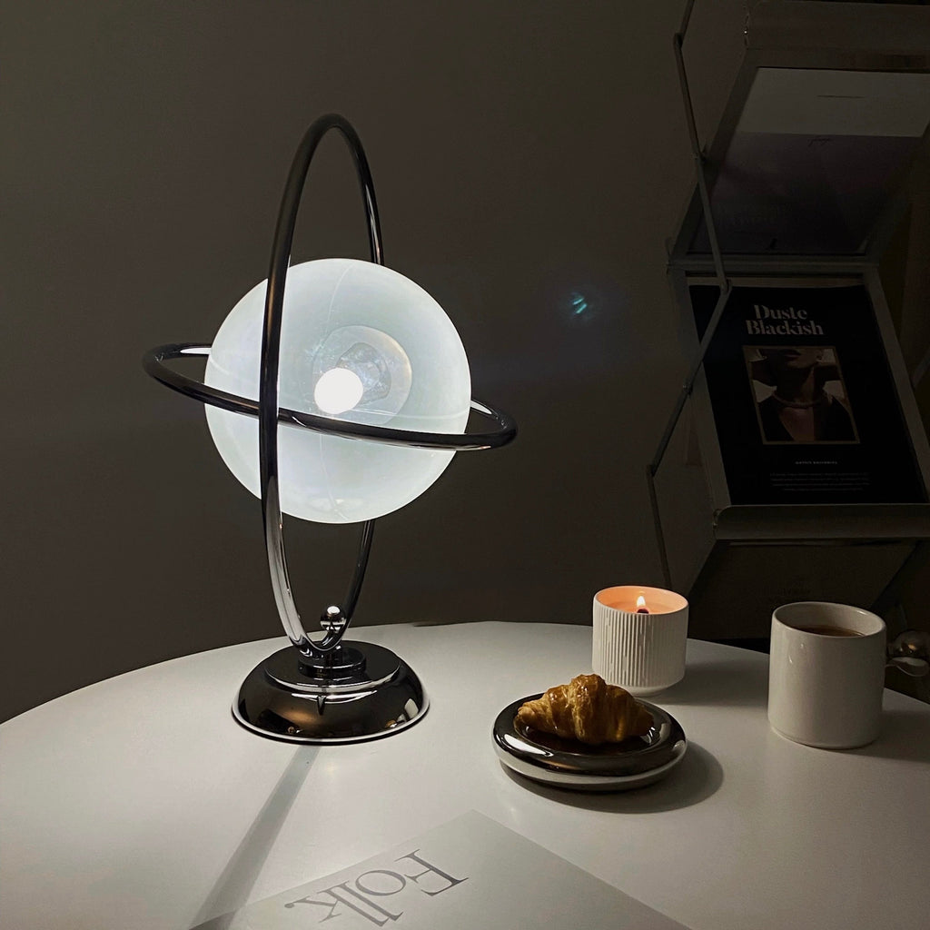 Bauhaus Chrome Orbit Table Lamp