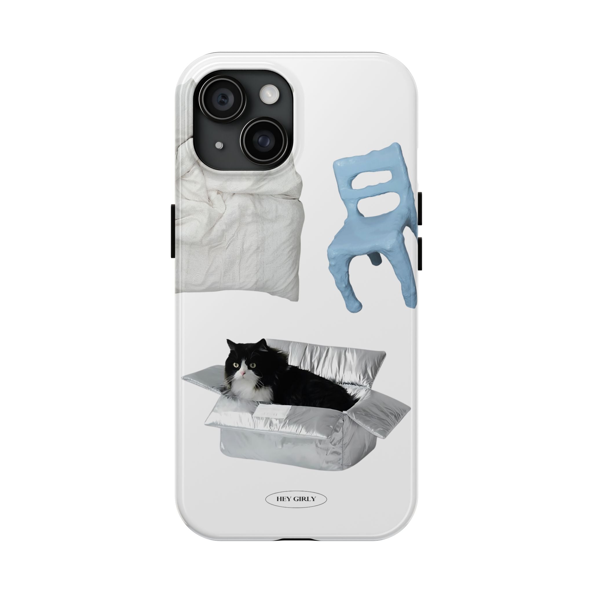 Minimalist Cat iPhone Case