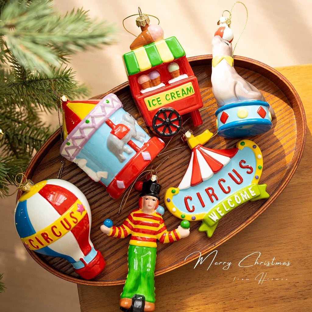 Christmas Circus Ornaments