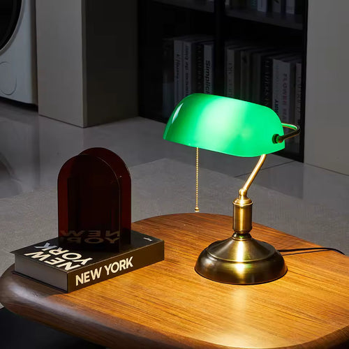 Bauhaus Green Table Lamp