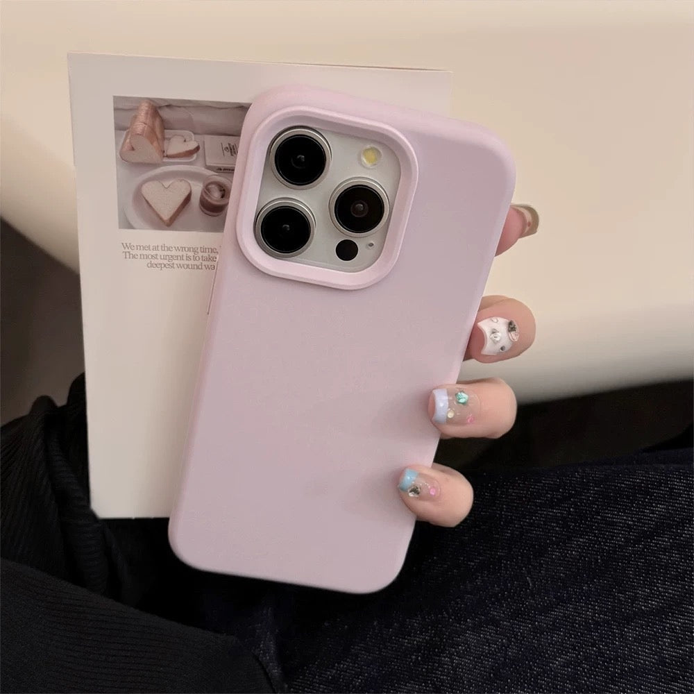 Minimalist Pastel Soft iPhone Case Purple