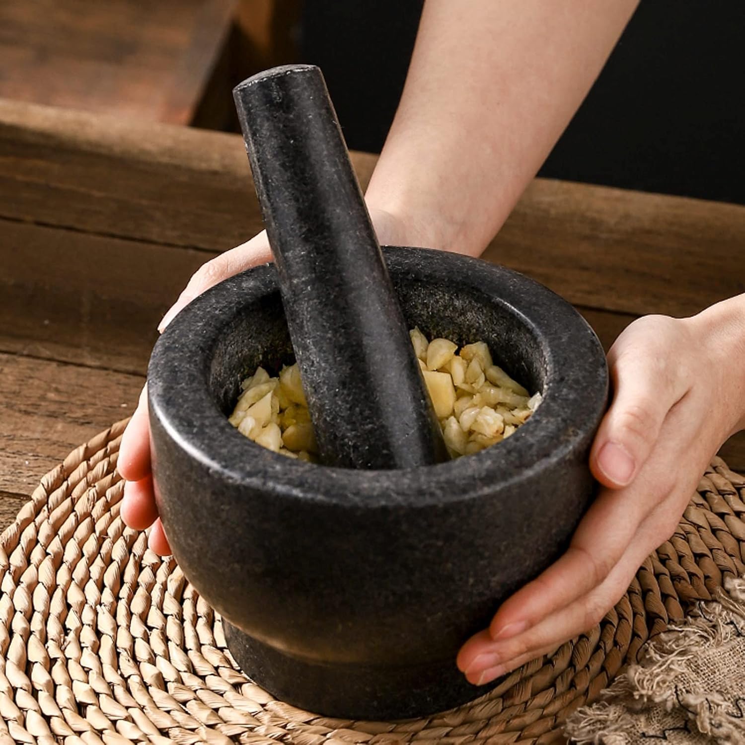 Granite Mortar and Pestle