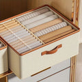Stackable Closet Storage Bin With Dividers