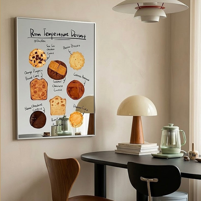 Dessert Printed Mirror Wall Art