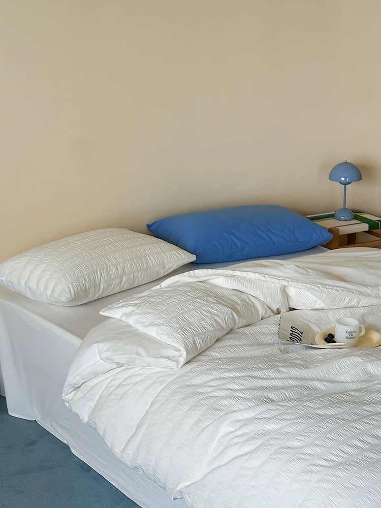Bubble Jacquard Duvet Cover Set