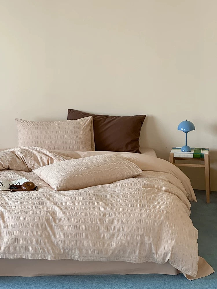 Bubble Jacquard Duvet Cover Set