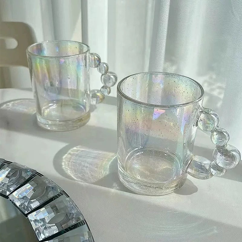 Bubble Glass Cup Transparent