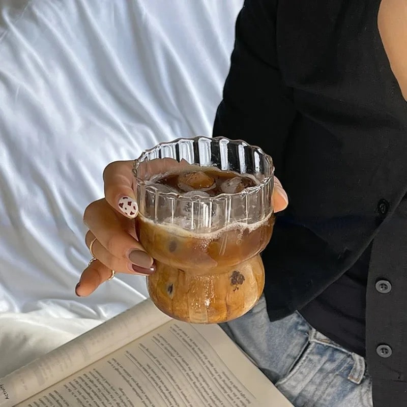 Wavy Glass Cup