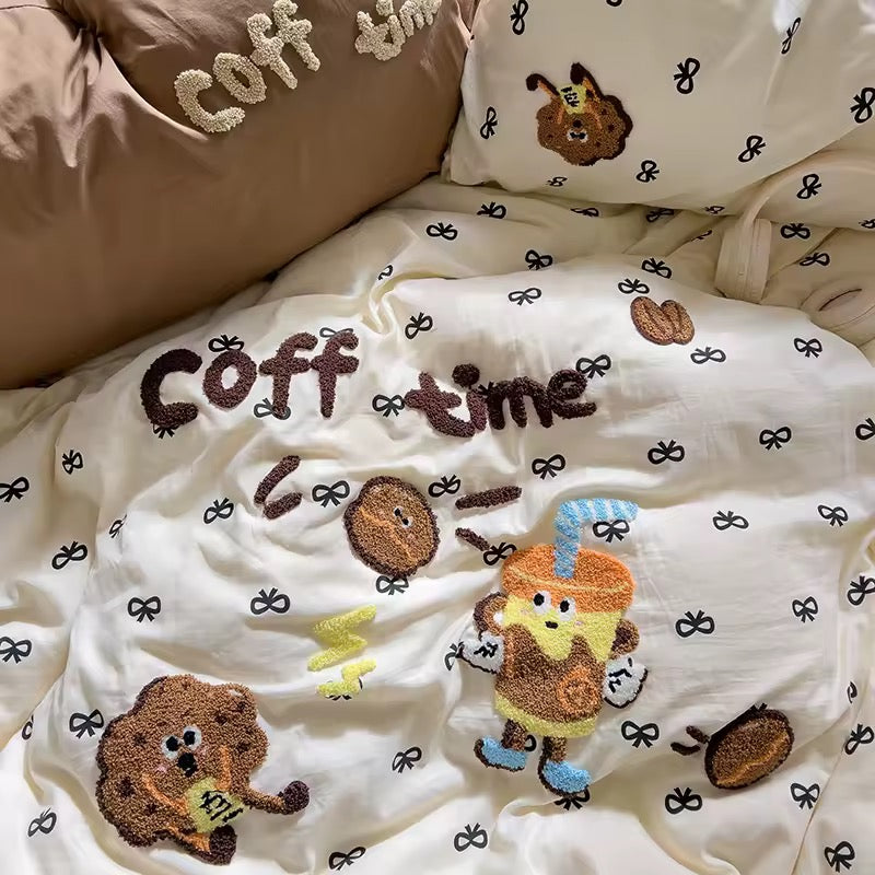 Cozy Coffee Bedding Set