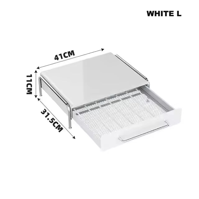 Coffee Bar Drawer Organizer White Large