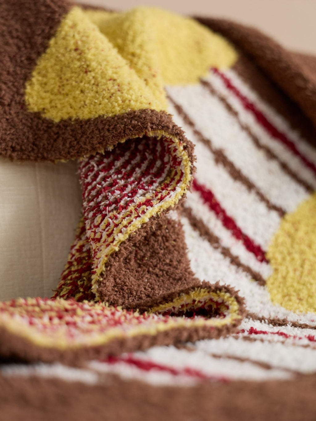 Christmas Stocking Plush Throw Blanket