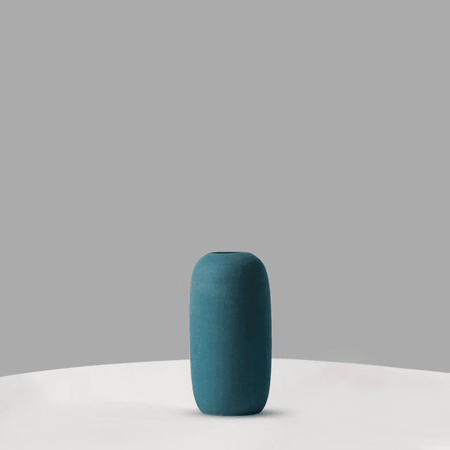 Vibrant Ceramic Vases 15.5x6cm Teal