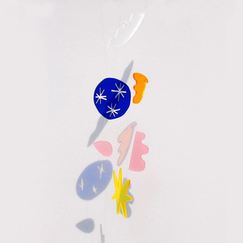 Geometric Wind Chime Mobile