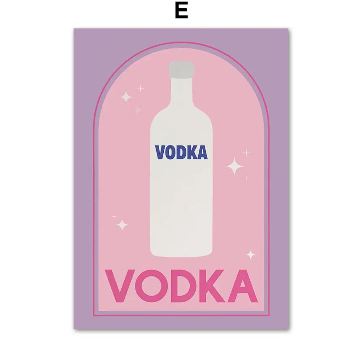 Abstract Art Prints Vodka