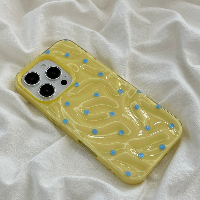 Glossy Polka Dot iPhone Case