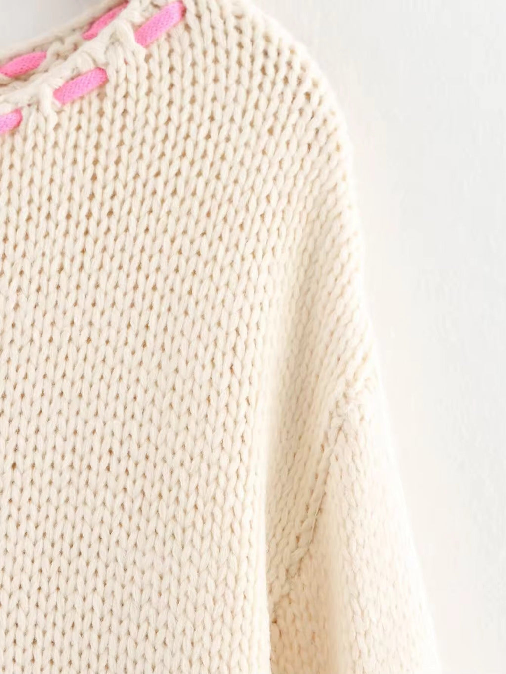 Coquette Pink Bow Sweater
