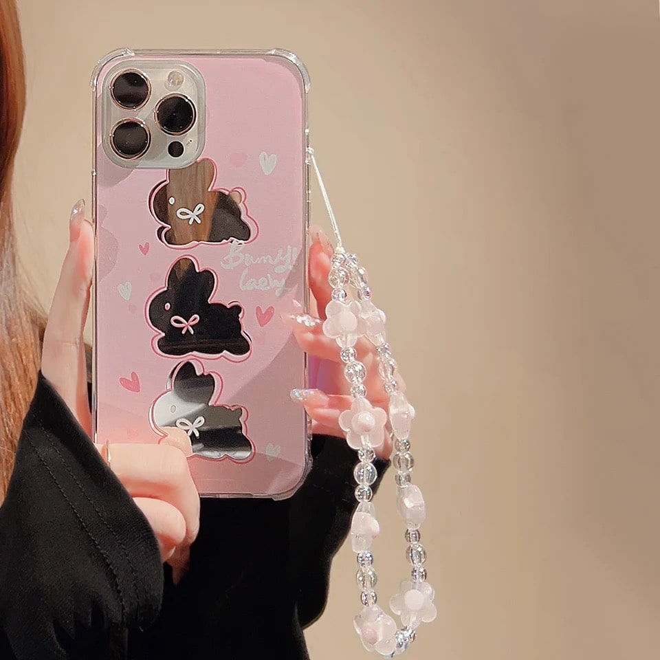 Pink Bunny iPhone Case