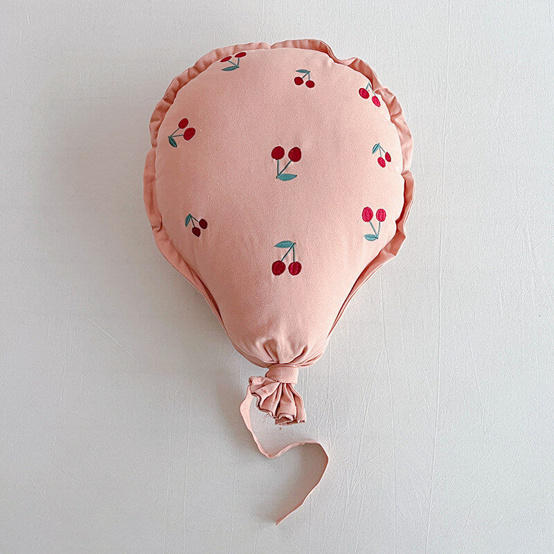 Fabric Balloon Wall Hanging Red Cherry