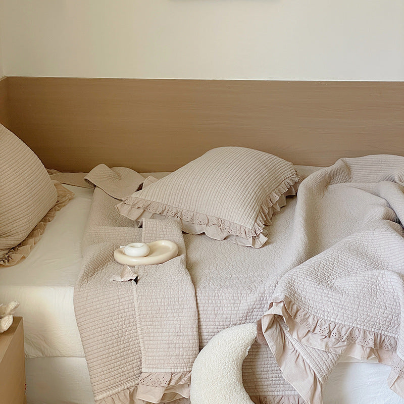 3-Piece Cotton Quilted Coverlet Set – Soft & Lightweight