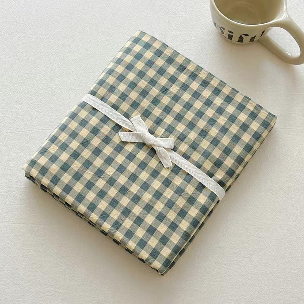 Cotton Gingham Sheet Set - 7 colors Navy