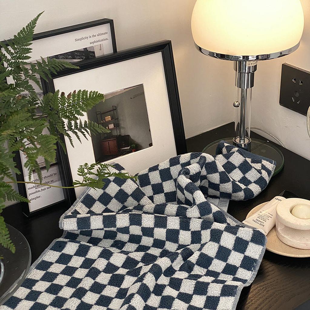 Cotton Gingham Towel - 5 Colors Blue
