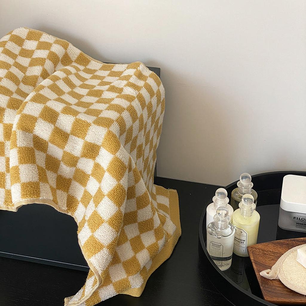 Cotton Gingham Towel - 5 Colors Yellow