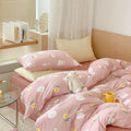 Cotton Jersey Bunny Duvet Cover Set – Pink Soft Kids Bedding