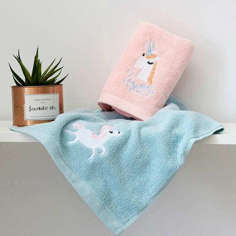 Unicorn Kids Bath Towel Set – 100% Cotton