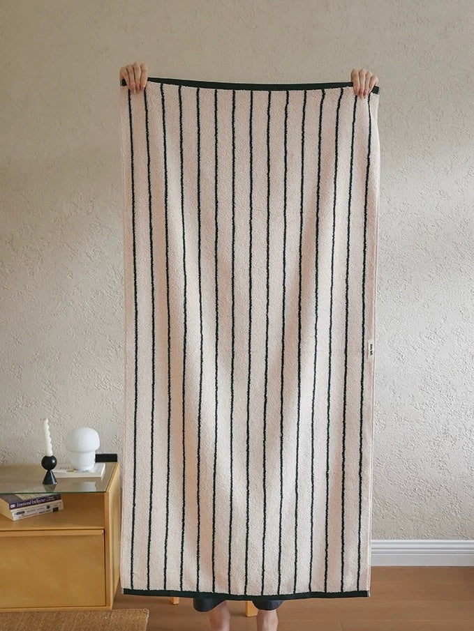Striped Bath & Hand Towel
