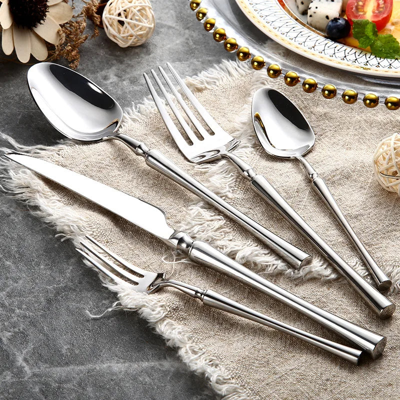 Celine Silver Flatware Set – Luxury Cutlery