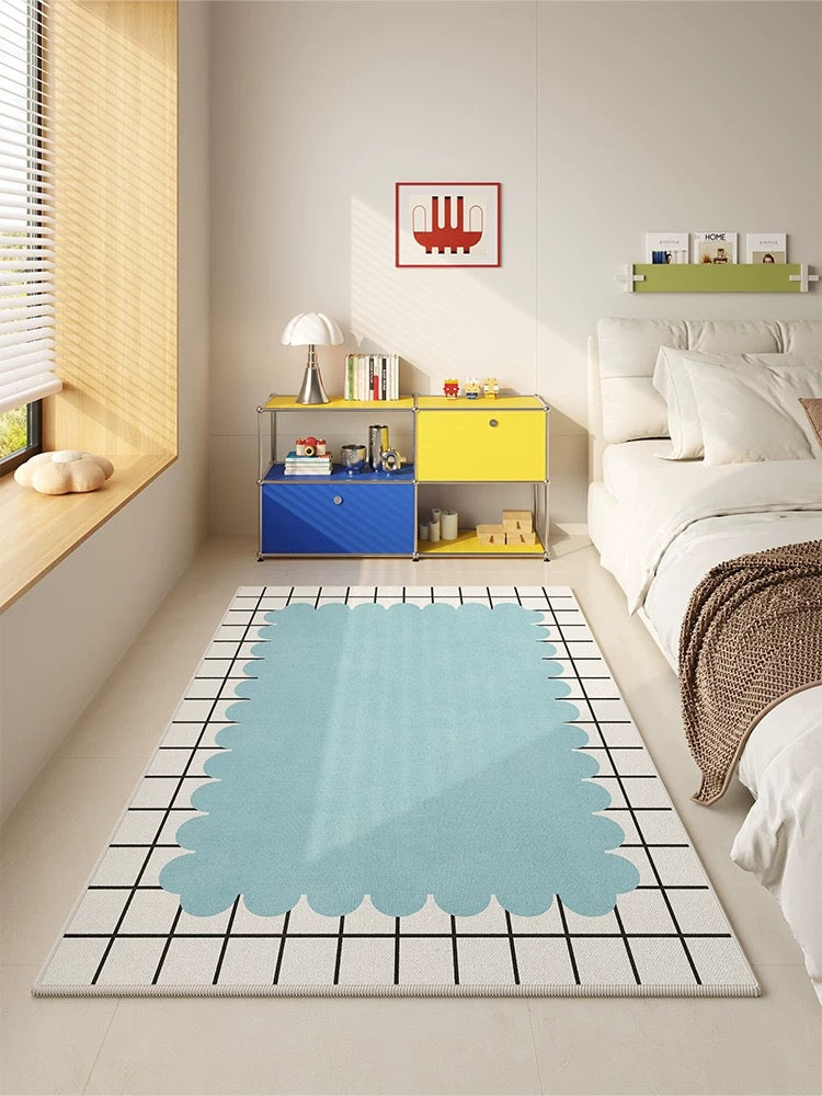 Danish Pastel Scallop Rug