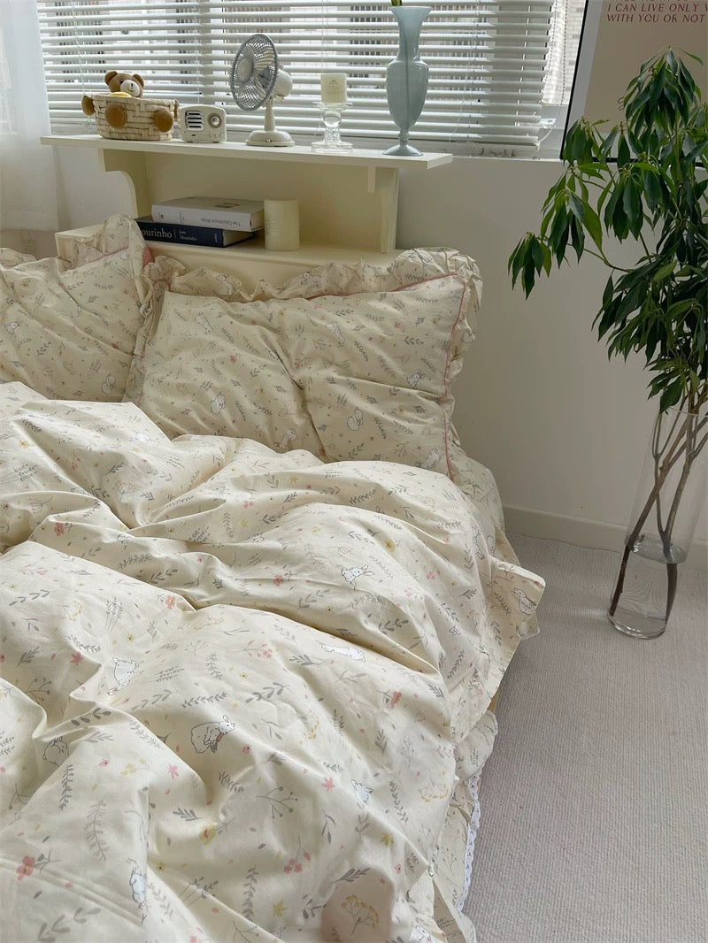 Cottagecore Bunny Duvet Cover Set