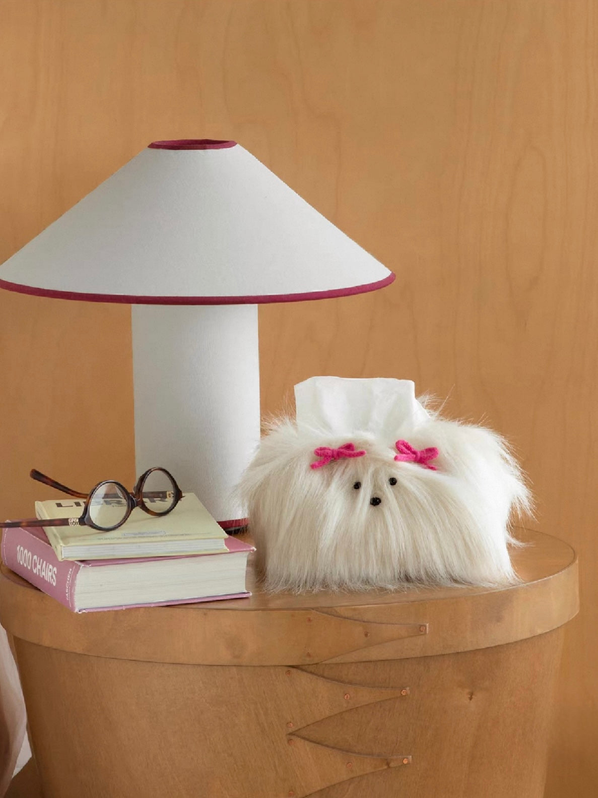 Coquette Plush Tissue Box Cover