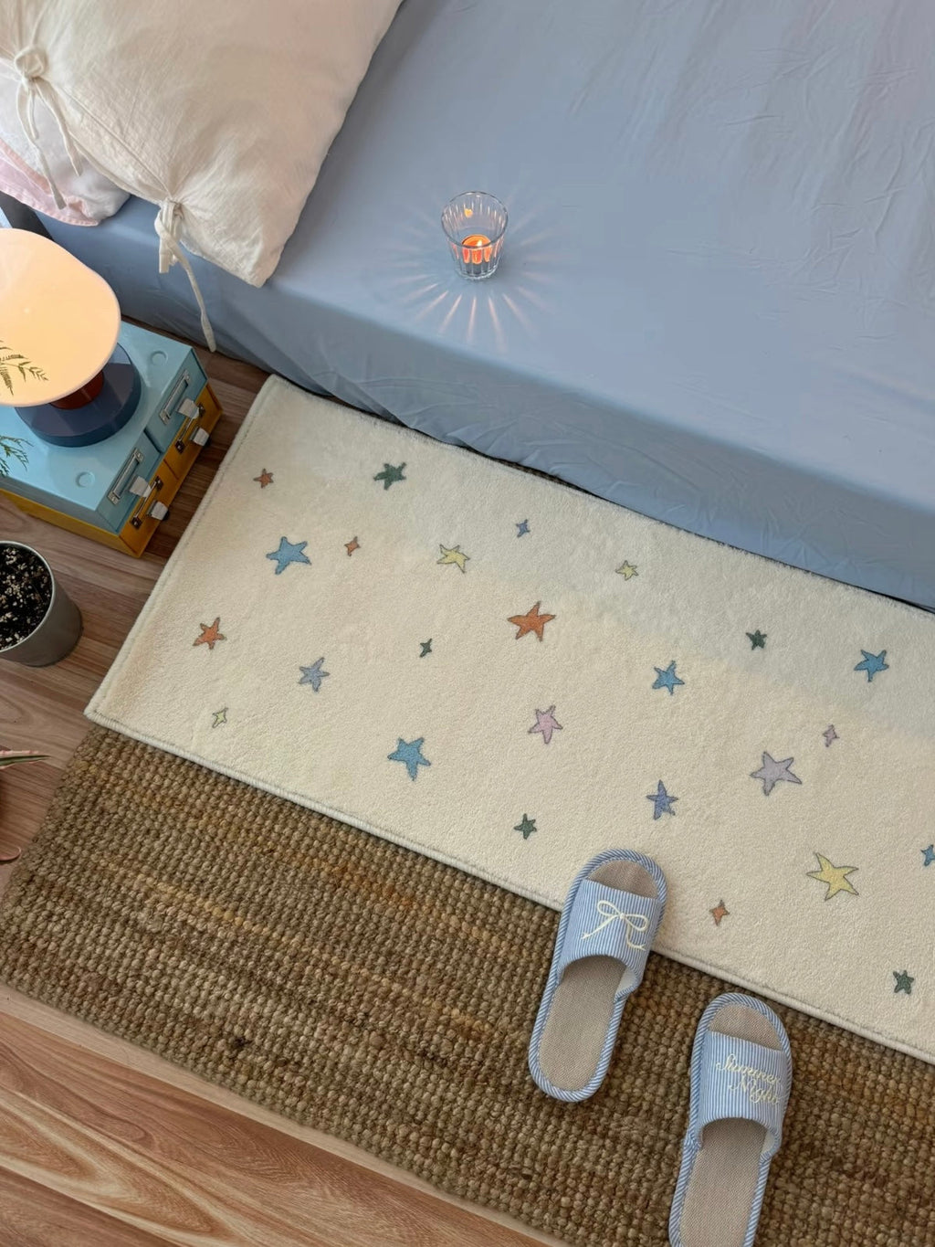 Y2K Pastel Star Rug