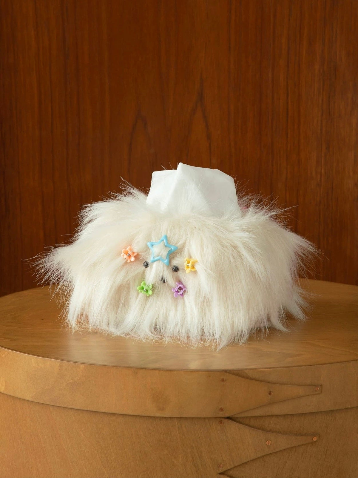 Coquette Plush Tissue Box Cover